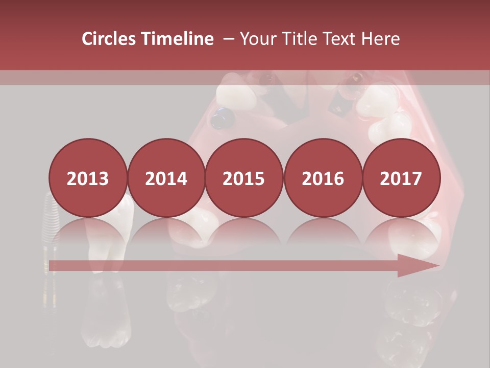 Pink Angled Orthodontist PowerPoint Template