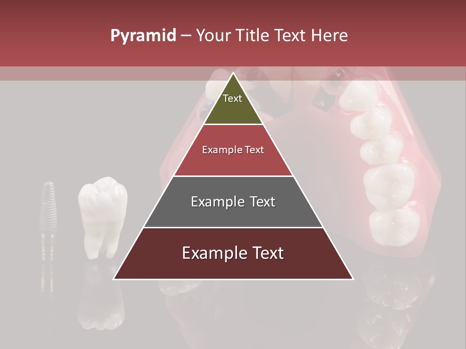 Pink Angled Orthodontist PowerPoint Template