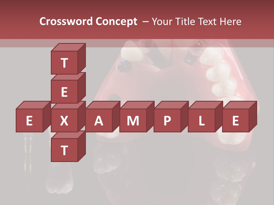 Pink Angled Orthodontist PowerPoint Template