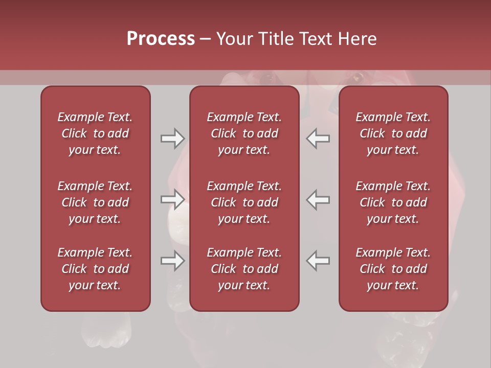 Pink Angled Orthodontist PowerPoint Template