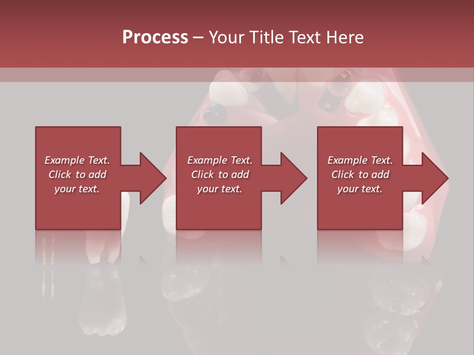 Pink Angled Orthodontist PowerPoint Template