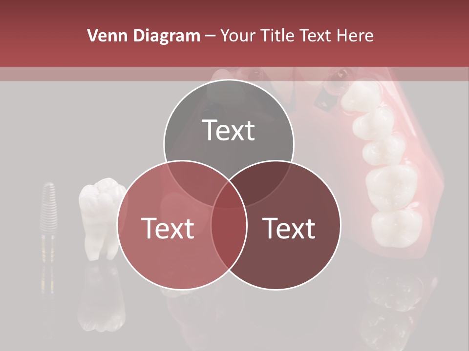 Pink Angled Orthodontist PowerPoint Template