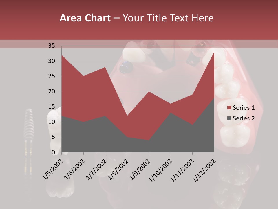 Pink Angled Orthodontist PowerPoint Template