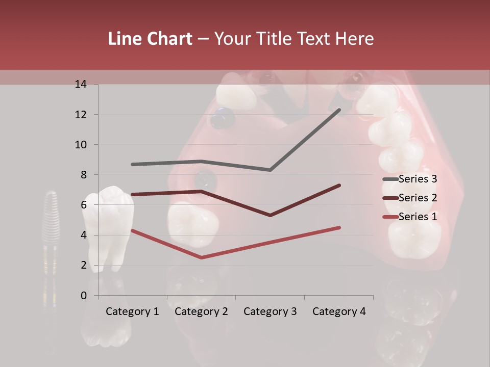 Pink Angled Orthodontist PowerPoint Template