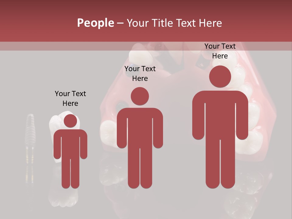 Pink Angled Orthodontist PowerPoint Template