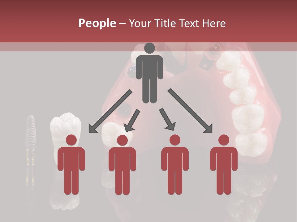 Pink Angled Orthodontist PowerPoint Template