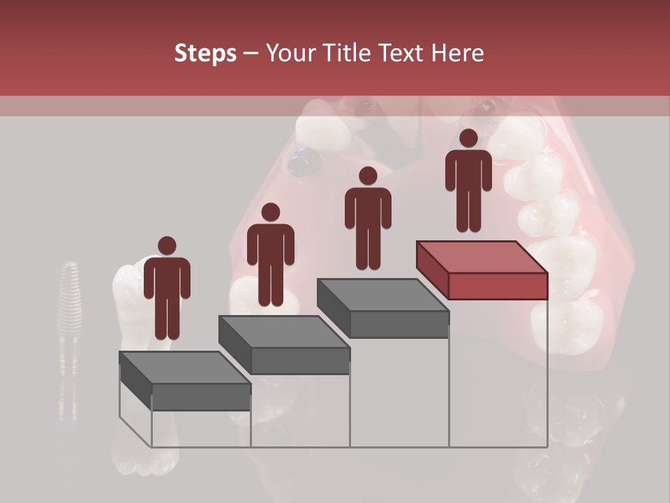 Pink Angled Orthodontist PowerPoint Template