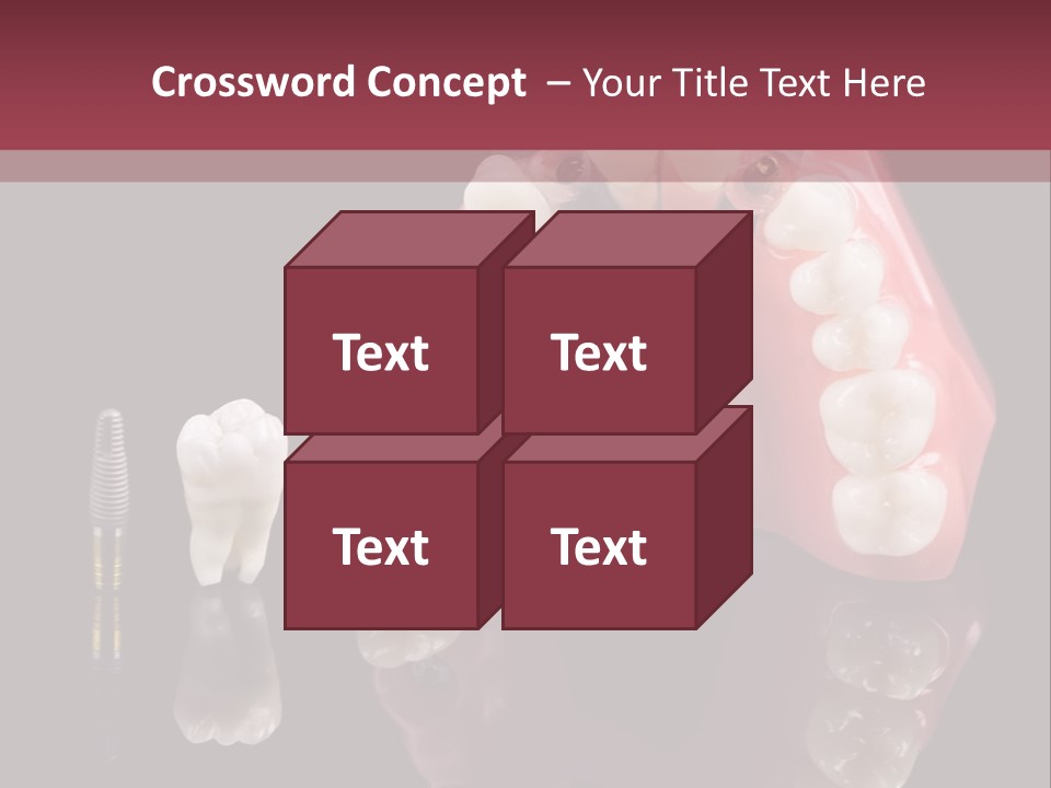 Care Anatomy Orthodonture PowerPoint Template