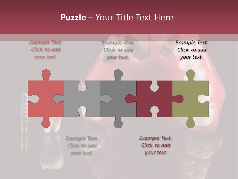 Care Anatomy Orthodonture PowerPoint Template