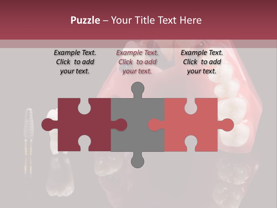 Care Anatomy Orthodonture PowerPoint Template