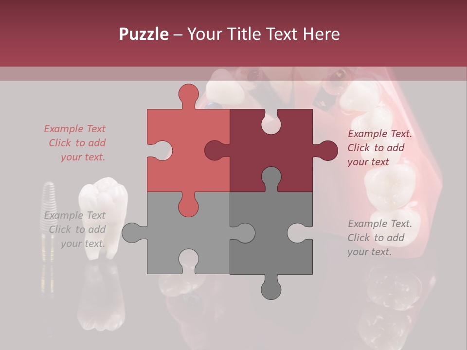 Care Anatomy Orthodonture PowerPoint Template