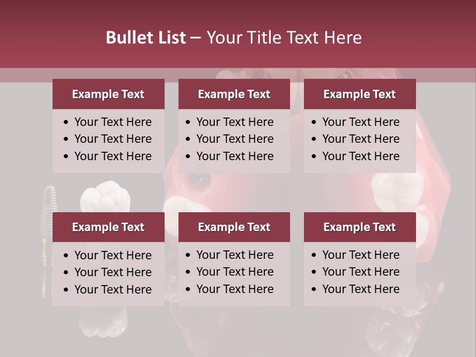 Care Anatomy Orthodonture PowerPoint Template