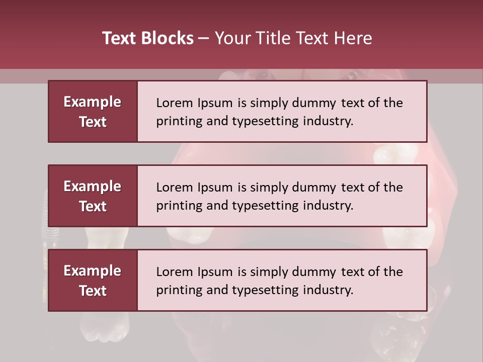 Care Anatomy Orthodonture PowerPoint Template