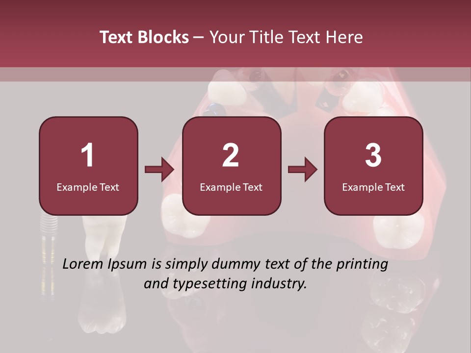 Care Anatomy Orthodonture PowerPoint Template