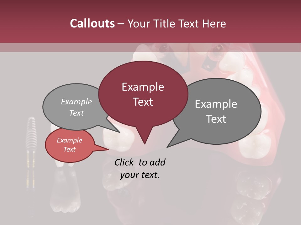 Care Anatomy Orthodonture PowerPoint Template