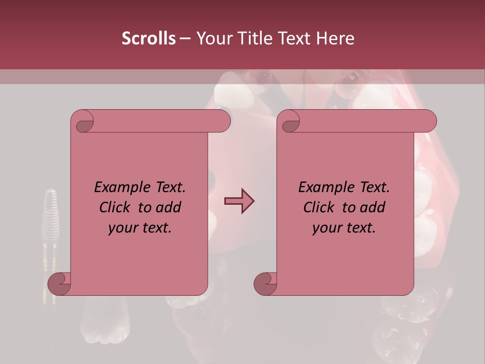 Care Anatomy Orthodonture PowerPoint Template