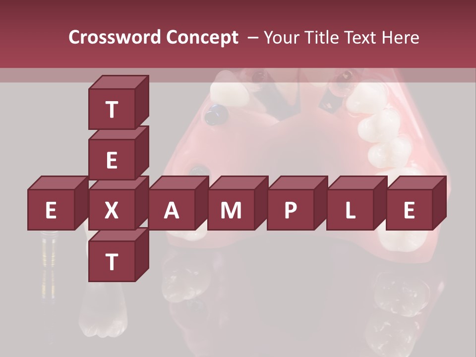 Care Anatomy Orthodonture PowerPoint Template