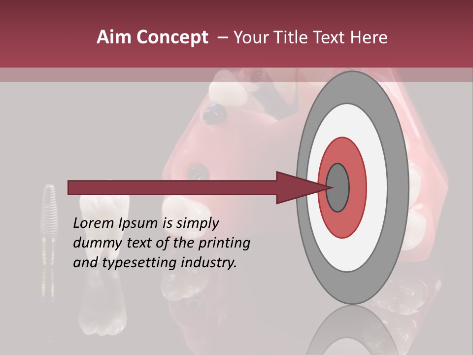 Care Anatomy Orthodonture PowerPoint Template