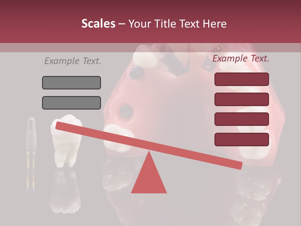 Care Anatomy Orthodonture PowerPoint Template