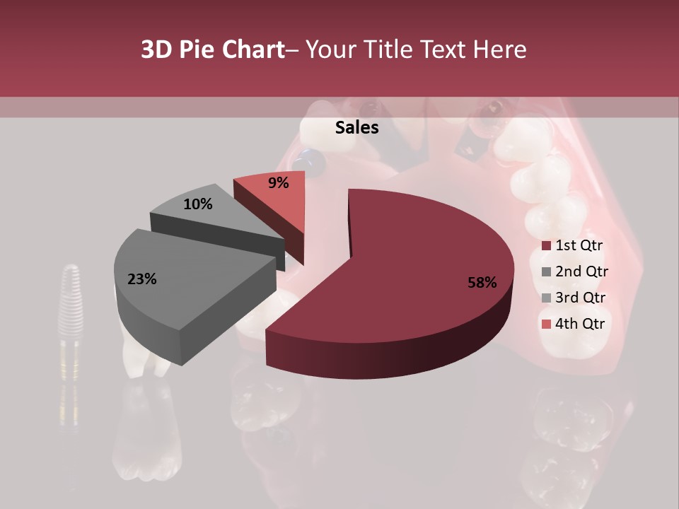 Care Anatomy Orthodonture PowerPoint Template