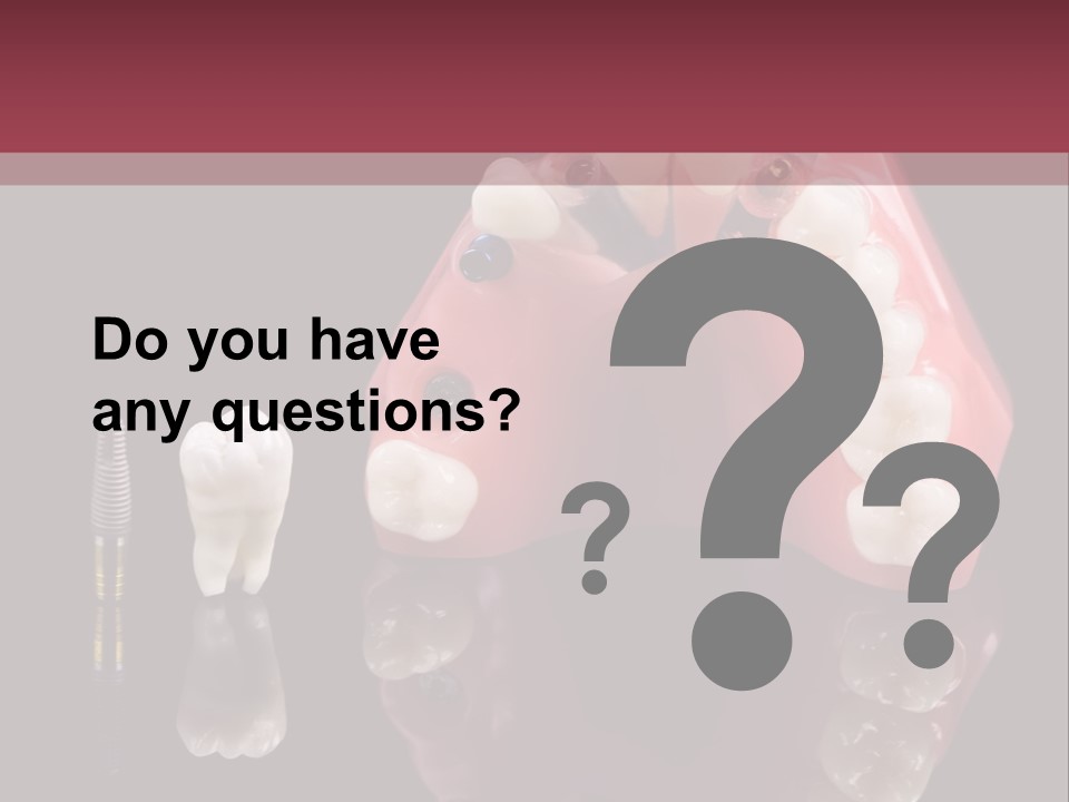 Care Anatomy Orthodonture PowerPoint Template