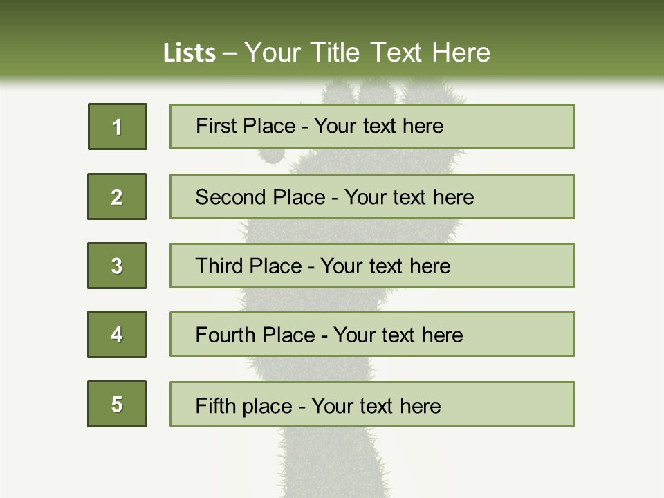Nature Texture Sole PowerPoint Template
