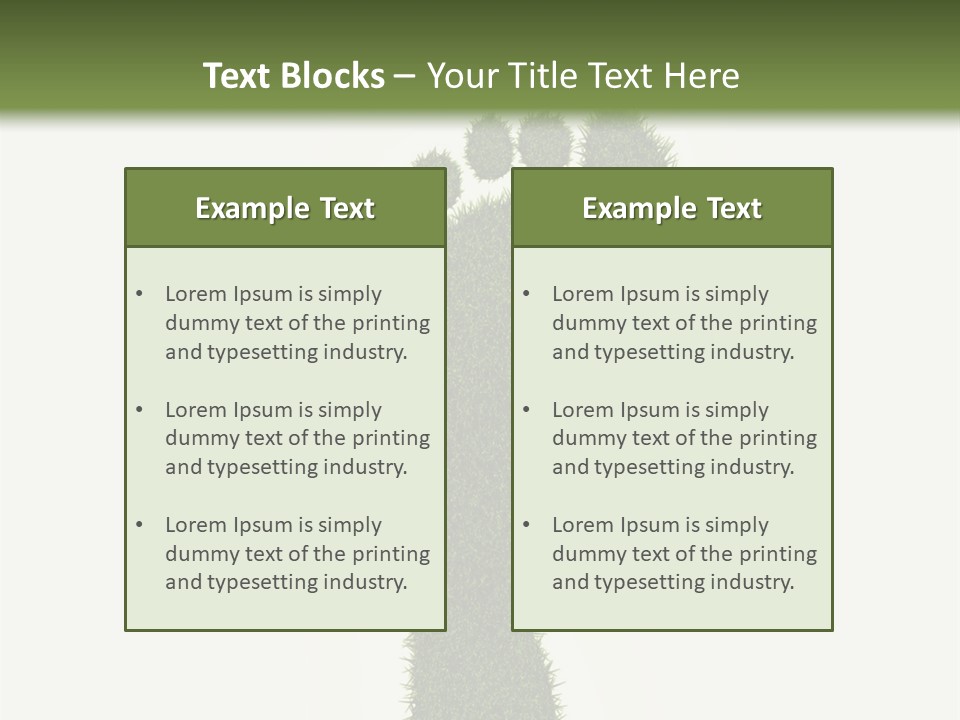 Nature Texture Sole PowerPoint Template