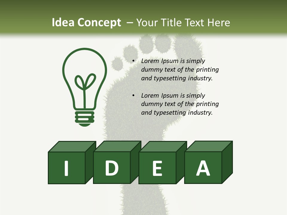 Nature Texture Sole PowerPoint Template