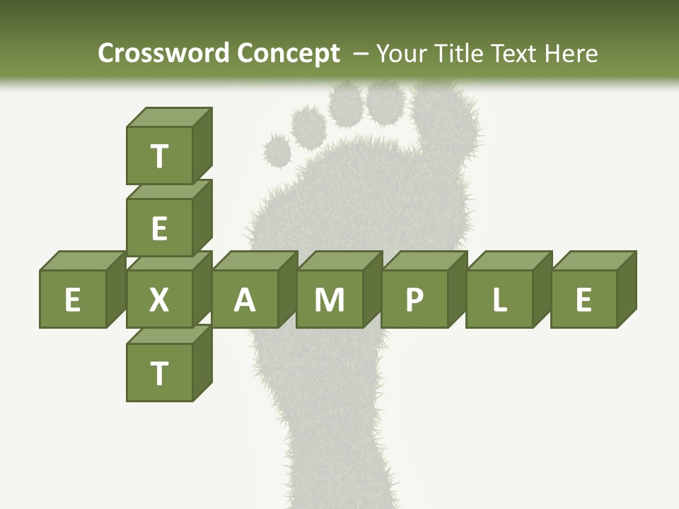 Nature Texture Sole PowerPoint Template