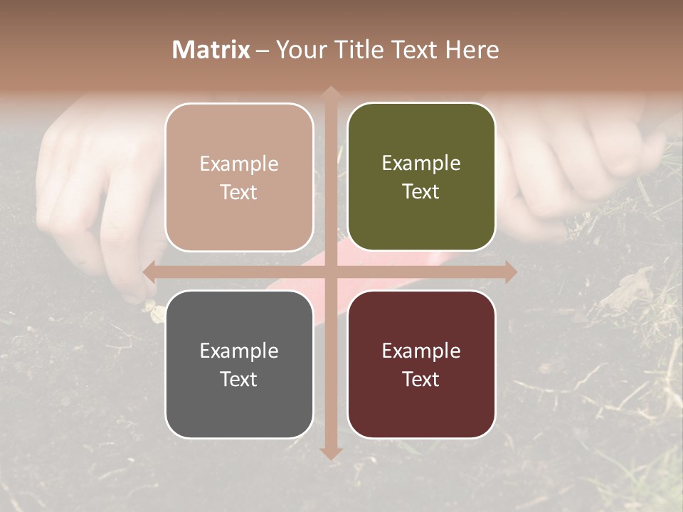 New Pea Scene PowerPoint Template