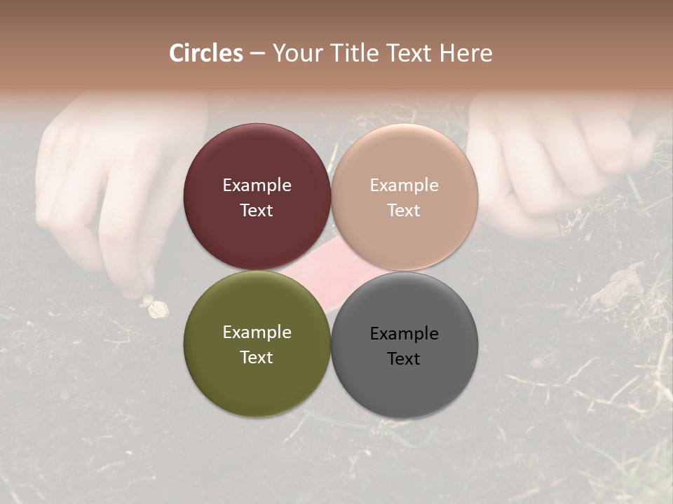 New Pea Scene PowerPoint Template