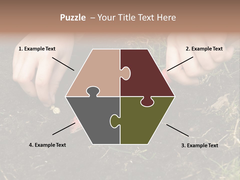 New Pea Scene PowerPoint Template