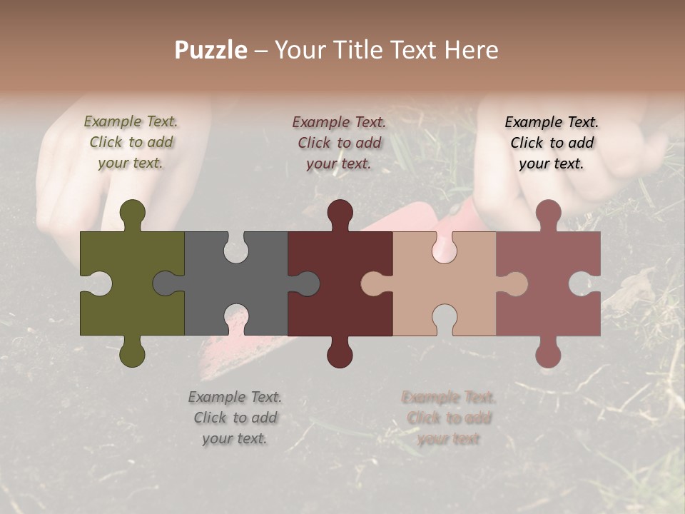 New Pea Scene PowerPoint Template