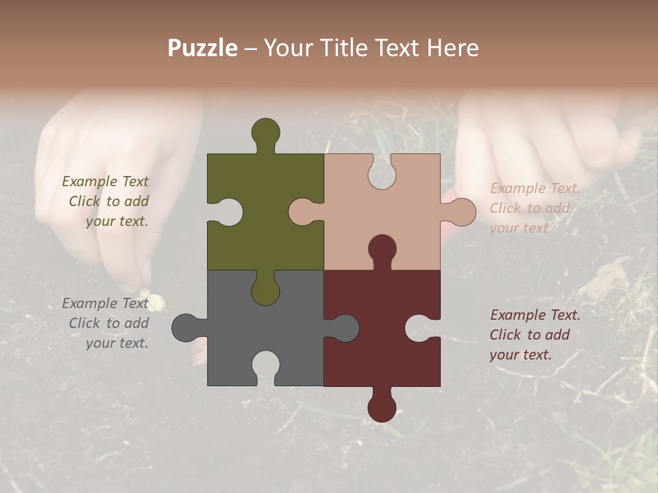 New Pea Scene PowerPoint Template