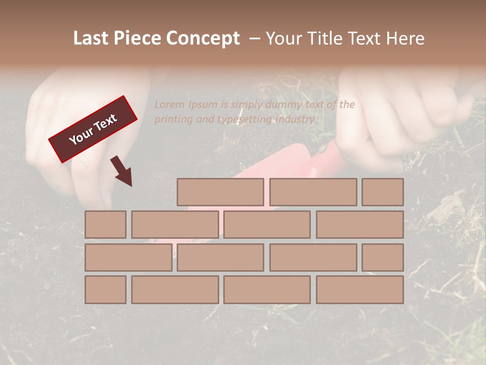 New Pea Scene PowerPoint Template