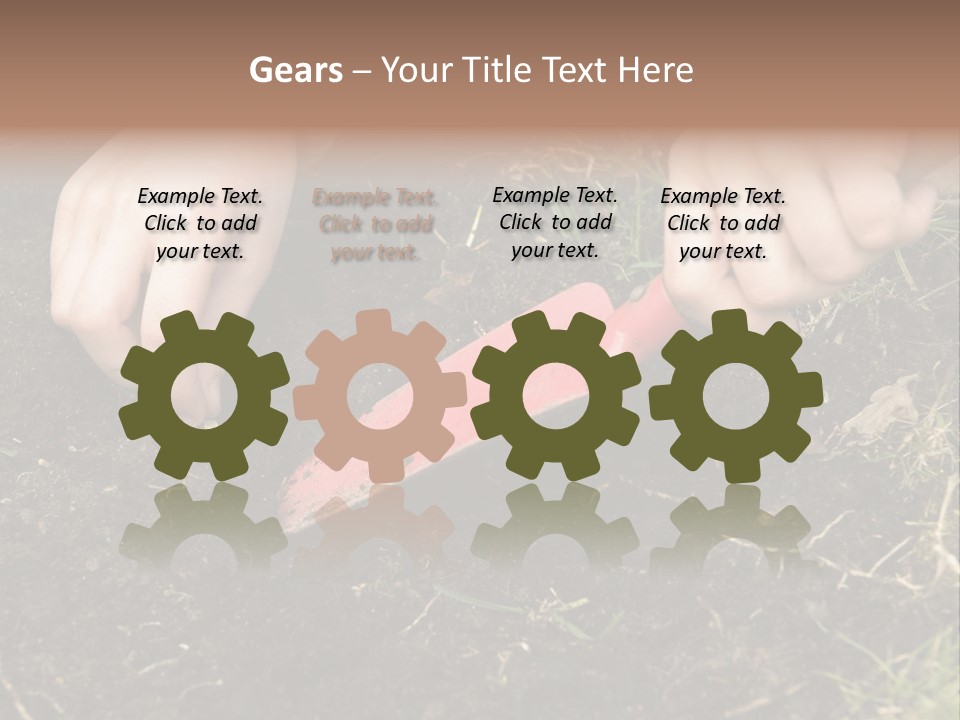 New Pea Scene PowerPoint Template