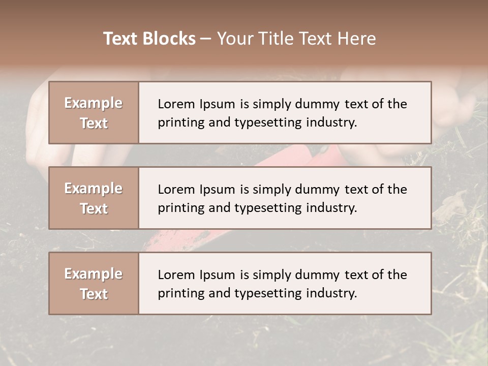 New Pea Scene PowerPoint Template
