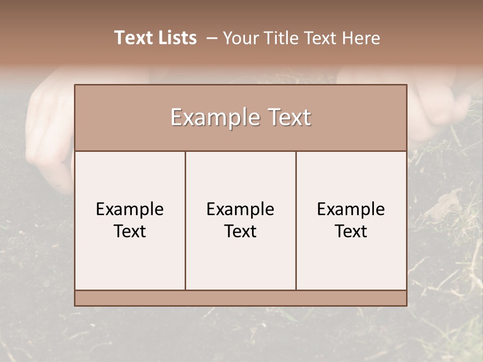 New Pea Scene PowerPoint Template