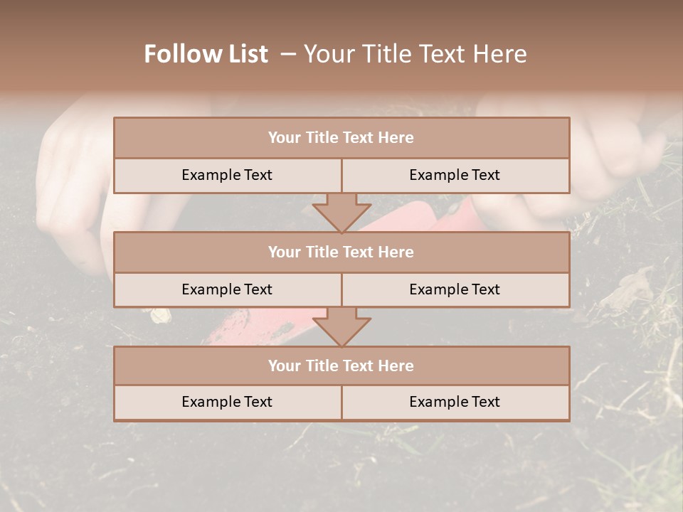 New Pea Scene PowerPoint Template