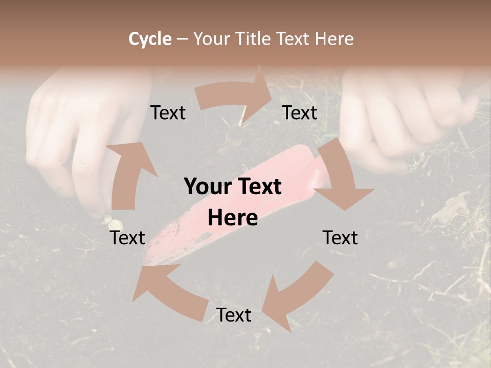 New Pea Scene PowerPoint Template