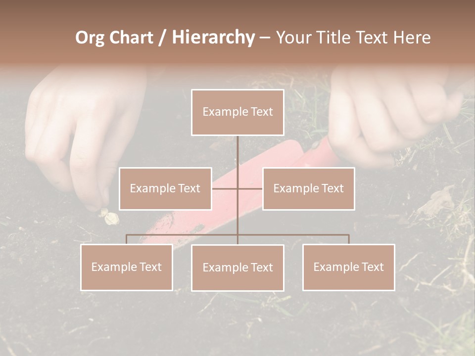 New Pea Scene PowerPoint Template