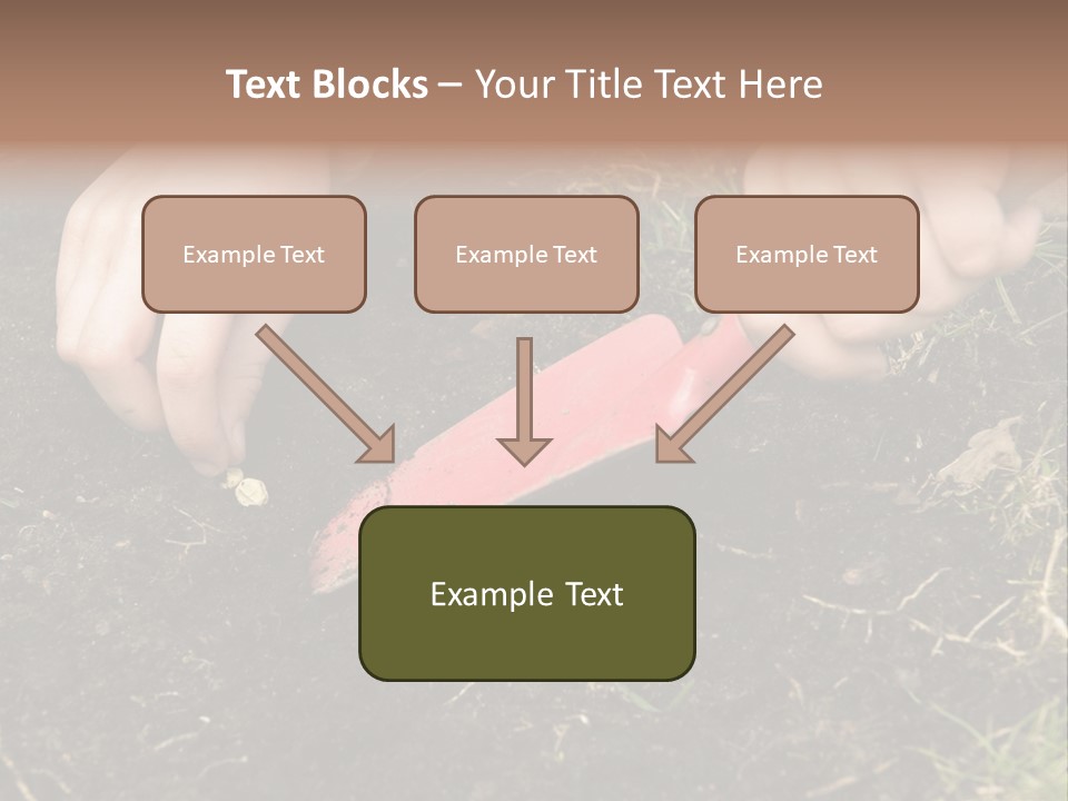 New Pea Scene PowerPoint Template