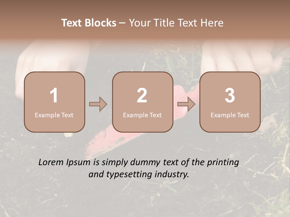 New Pea Scene PowerPoint Template