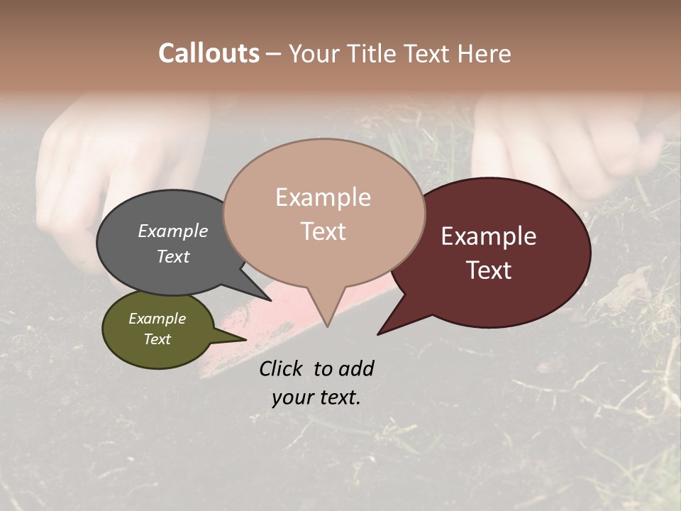 New Pea Scene PowerPoint Template