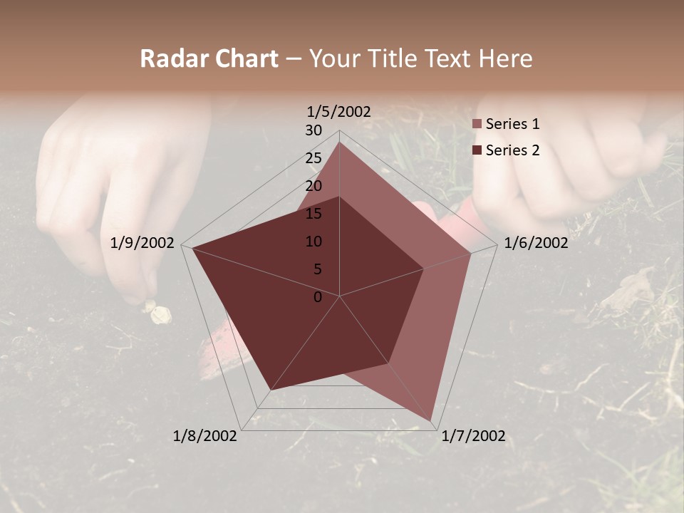 New Pea Scene PowerPoint Template