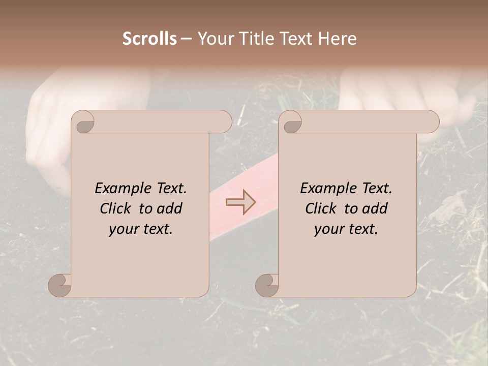 New Pea Scene PowerPoint Template