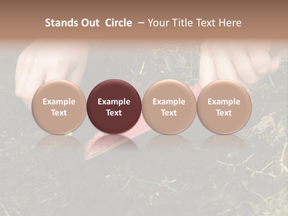 New Pea Scene PowerPoint Template