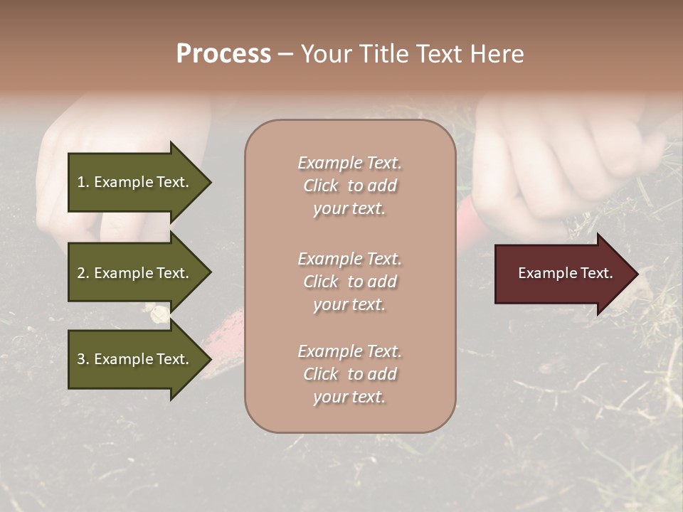 New Pea Scene PowerPoint Template