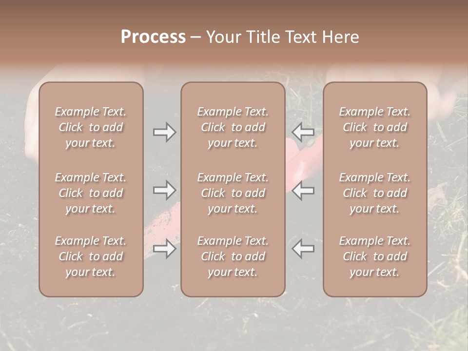 New Pea Scene PowerPoint Template