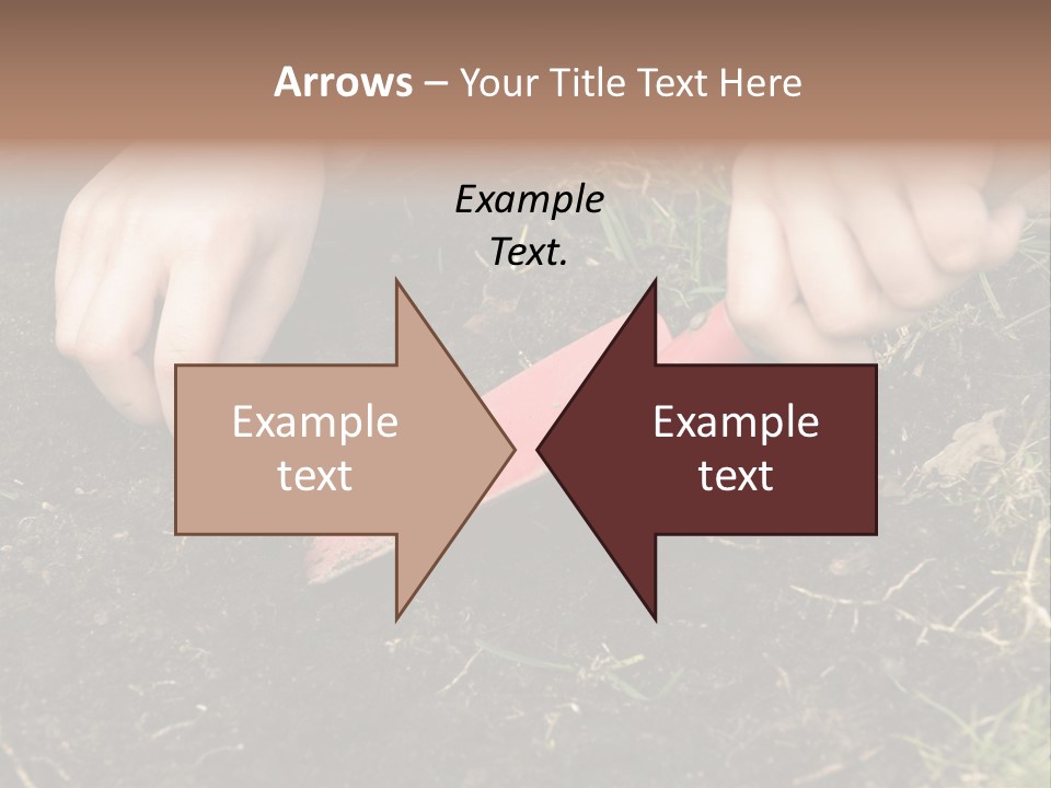 New Pea Scene PowerPoint Template